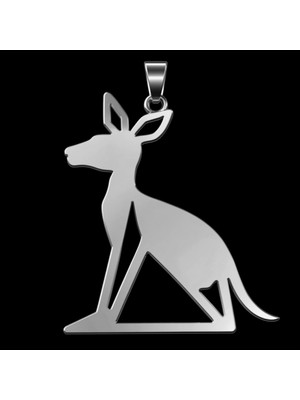 TabiTela 925 Ayar gümüş kolye kanguru   SM7218