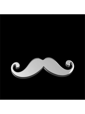 TabiTela 925 Ayar gümüş kolye bıyık SM7506