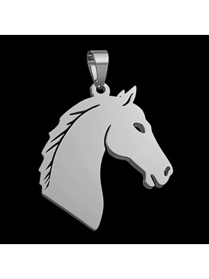 TabiTela 925 Ayar gümüş kolye at   SM7161