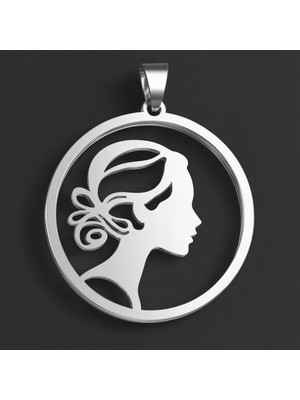 TabiTela 925 Ayar gümüş kolye yüz SM7393