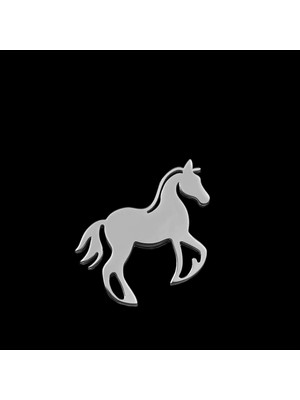 TabiTela 925 Ayar gümüş kolye at   SM7140