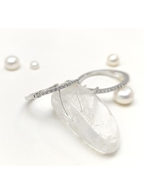 22.5mm Pırlanta Taşlı Halka Küpe 14 Ayar Altın Hd Videolu