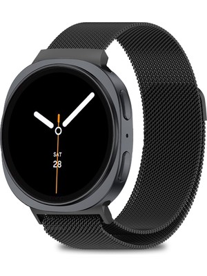 Samsung Galaxy Watch 8 40MM / 44MM / 46MM Classic Uyumlu Milanes Örgü Hasır Metal Kordon