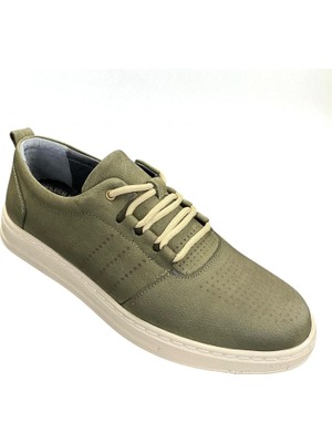 Ç Dış %100 Hakiki Nubuk Deri Tam Ortopedik Yumuşak Taban Rahat Giyimli Erkek Ayakkabı