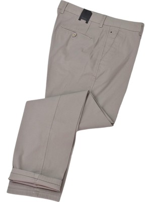 Lavetto Erkek Kanvas Yazlık Pantolon Klasik 1238 BGL-ST04758 Pamuklu Regular Fit Taş Renk