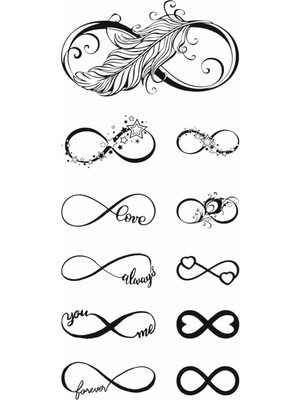 Trendonline Sonsuzluk Geçici Vücut Dövmesi