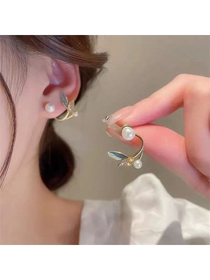 Şıklığınızı Tamamlayacak Incili Deniz Kızı Küpe