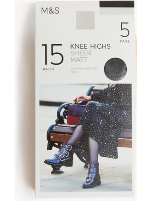 Marks & Spencer 5'li 15 Denye Pantolon Çorabı Seti