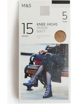 Marks & Spencer 5'li 15 Denye Pantolon Çorabı Seti