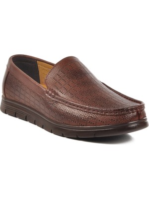 Taba Hakiki Deri Jel Tabanlı Erkek Günlük Ayakkabı 007 M