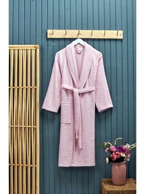 Polo Life Kutulu %100 Pamuk Tek Bornoz Şalyaka-A.pembe (Xl Beden)