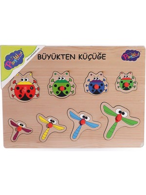 Playwood Ahşap Puzzle Yapboz - Büyükten Küçüğe Ördekler ve Ayıcıklar