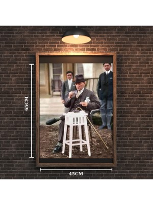 Atatürk Tablo Serisi 31 Çerçevesiz 45X65CM Pvc Tablo