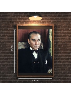 Atatürk Tablo Serisi 20 Çerçevesiz 45X65CM Pvc Tablo