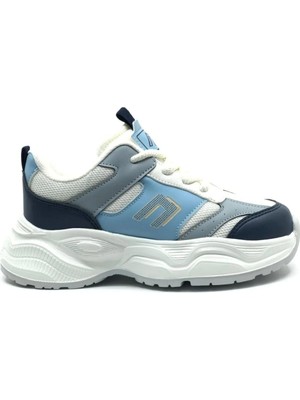 Cool Birian-Flt 31/36 Çocuk Bağcıklı ve Cırtlı Sneaker Spor Ayakkabı