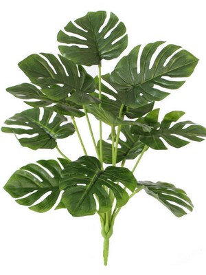 Yapay Lüx 12 Dallı Deve Tabanı Bitkisi 40 cm Yeşil
