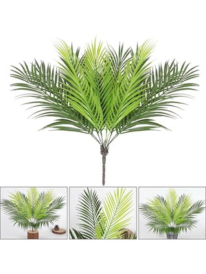 Yapay Bitki 9 Dallı Palmiye Yaprağı Demeti 50 cm