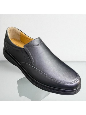 Içi Dışı %100 Hakiki Deri Tam Ortopedik Yumuşak Taban Rahat Giyimli Erkek Ayakkabı