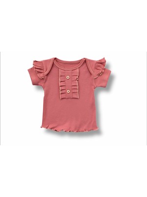 Pamuksu Yumuşaklıkta Kız Bebek Sweat Takımı