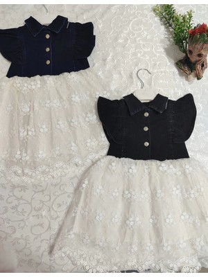 Çocuklar Için Şık ve Rahat Kot Elbise