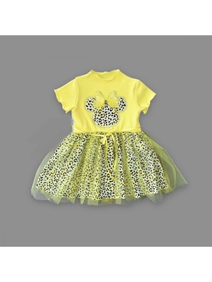Fiyonk Detaylı Sevimli Bebek Tütü Elbisesi