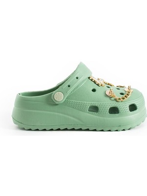 Eva Tabanlı Taşlı Kadın Terlik Yüksek Tabanı Hastane Plaj Deniz Havuz ve Günlük Kullanım