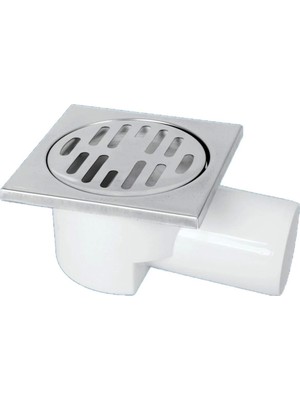 Gama Melez Yer Süzgeci 50 mm Yandan Çıkışlı 10X10 cm