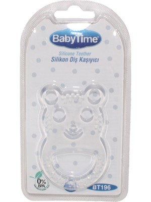 Babytime Ayıcıklı Slikon Diş Kaşıyıcı
