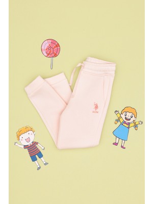 U.S. Polo Assn. Kız Çocuk Açık Pembe Şardonlu Jogger Eşofman Altı 50316914-VR078