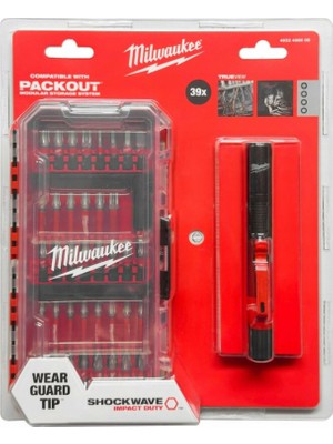 Milwaukee Bits Uç Set 39 Parça + LED Fener - 4932498608