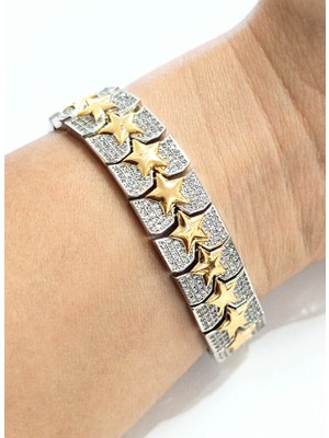 Monalisa Home Lüks Parıltılı Gösterişli Figürlü Bileklik