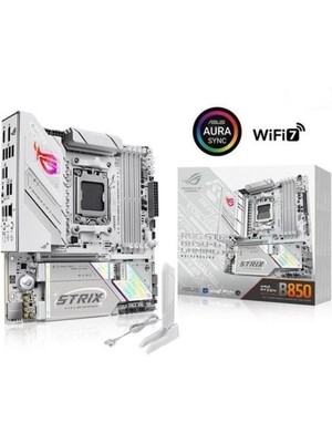 ASUS ROG STRIX B850-G GAMING WIFI7 DDR5 HDMI-DP TYPEC PCIE 5.0 AM5 MATX BEYAZ