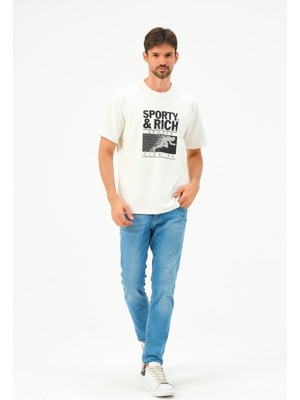 Erkek Oversize Pamuk Tişört T-Shirt