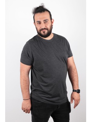 Rich Büyük Beden Basic T-shirt %100 Pamuk Tişört