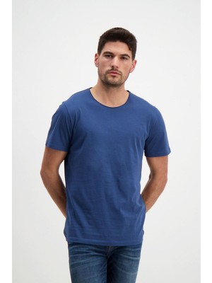 Lacivert Erkek Basic T-Shirt
