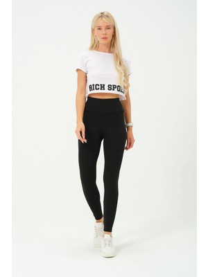 Rich Toparlayıcı Tayt- Kadın Yüksek Bel Toparlayıcı Esnek Tayt