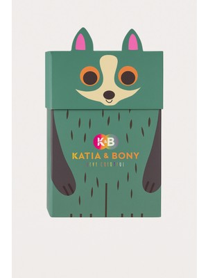 Erkek Çocuk Rakun Desenli 2'li Kutulu Çorap