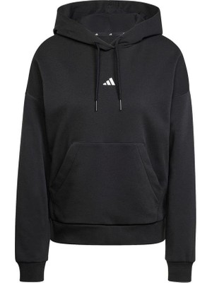 adidas W SL FC HD Siyah Kadın Sweatshirt
