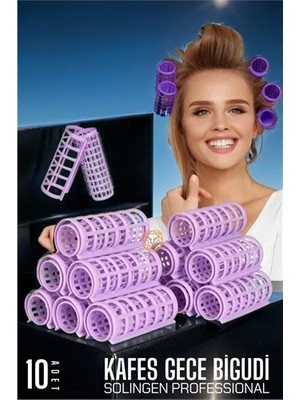 Kafes Gece Bigudisi 2.5 cm 10 Adet Solingen Professional