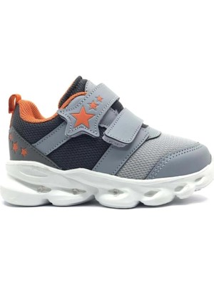 Cool Caty-Bebe 22/25 Çocuk Ilk Adım Işıklı Taban Sneaker Spor Ayakkabı