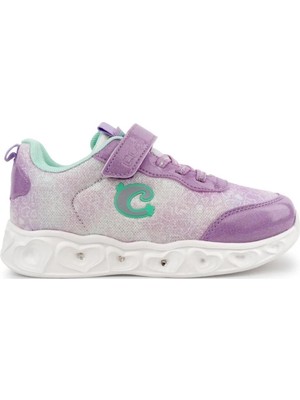 Bags Shoes Cool Yuki-Bebe22/26 İlk Adım Çocuk Işıklı Taban Cırtlı Sneaker Spor Ayakkabı
