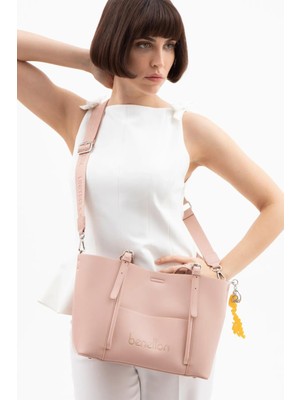 United Colors Of Benetton Kadın Omuz Çantası BNT1512 - Pembe