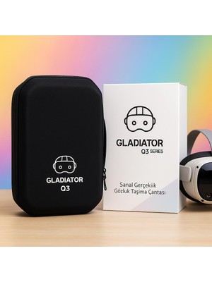 Gladiator Q3 Serisi Meta Quest 3 ve 3s Uyumlu Taşıma Çantası