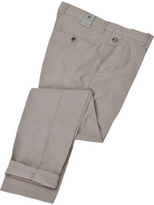 Lavetto Erkek Kanvas Pantolon Klasik Regular Fit Model Bej Pamuklu Kumaş 1338 BGL-ST04761