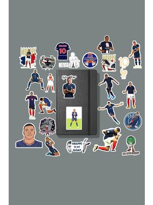 Kylian Mbappé Sticker Paketi /bullet Journal Defter Çıkartma Ajanda Laptop Etiket