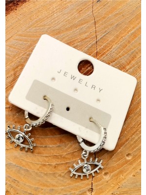 Çelik Figürlü Unisex Küpe