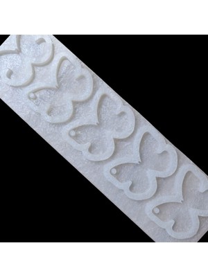 ElHobi Delikli Kelebek Beton ve Epoksi Silikon Kalıbı - 5'li