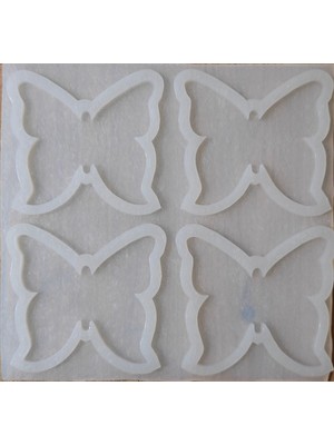 ElHobi Kelebek Şekilli Epoksi Kalıbı 4'lü Kod: 1254