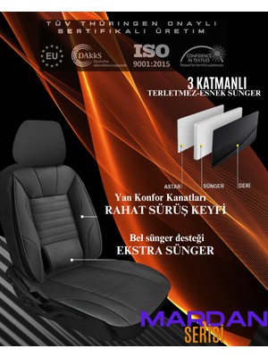 Galaxy Toyota C-Hr Suv 2016 Uyumlu Mardan Serisi Oto Koltuk Kılıfı