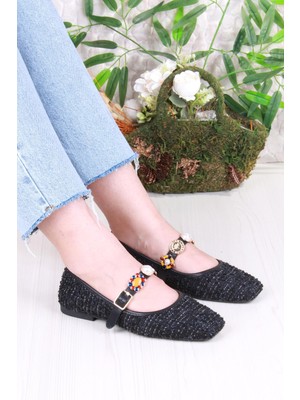 Fort 027-721 Fls Taş Toka Detaylı Rahat Kadın Babet